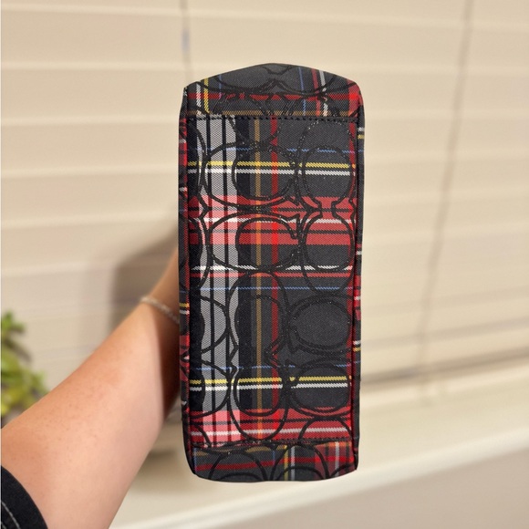 Vintage Coach Poppy Tartan Glitter Shoulder Bag - Picture 4 of 4